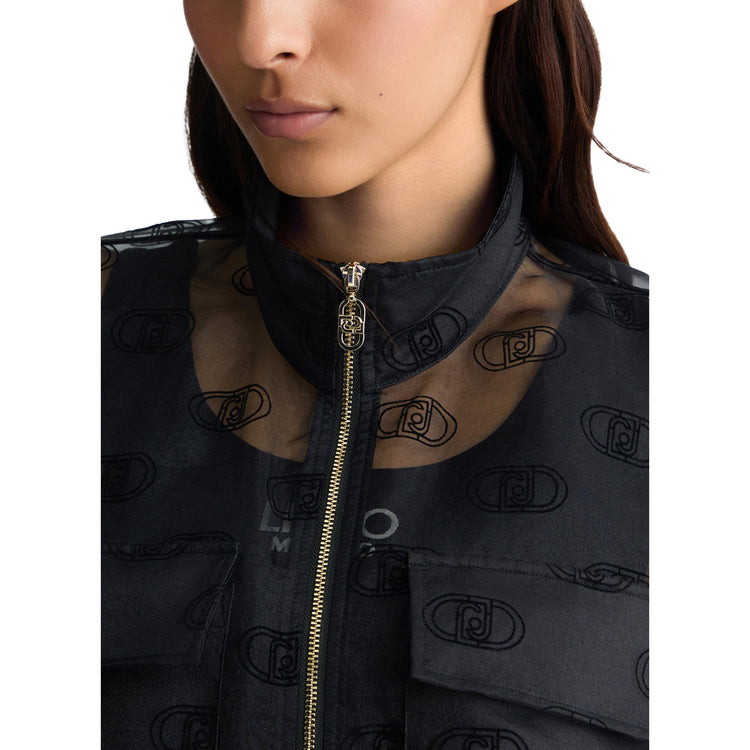 Giacca Donna in organza logata