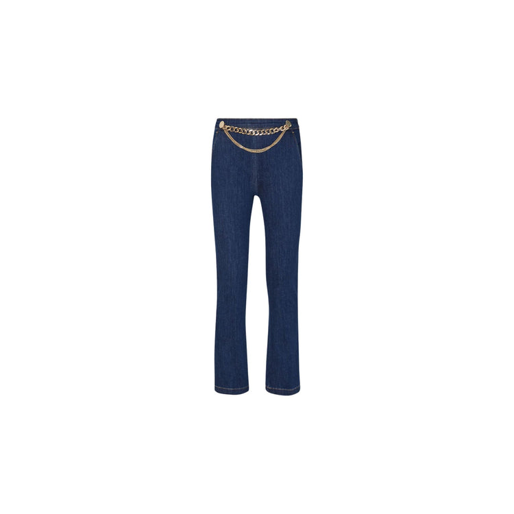 Women's jeans with jewel accessory