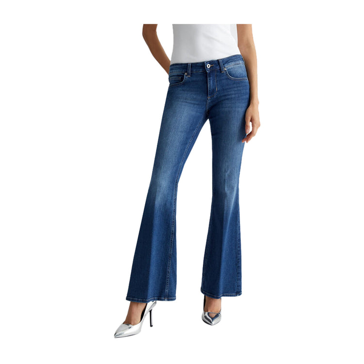Women's Jeans Flare Bottom Up