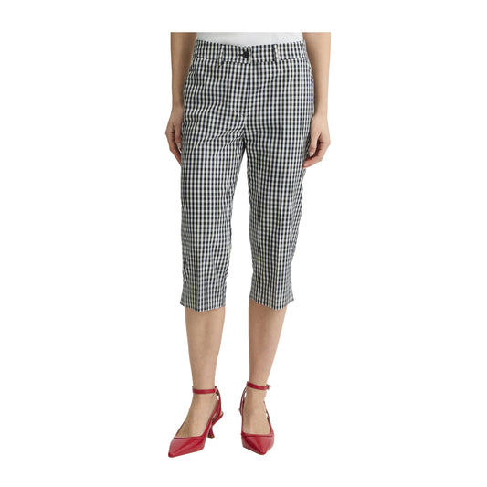 Pantalone Donna a pinocchietto slim modella frontale