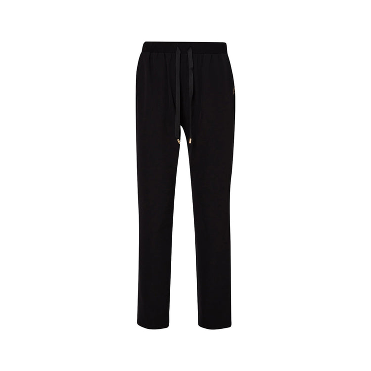 Women's trousers with logo buckles
