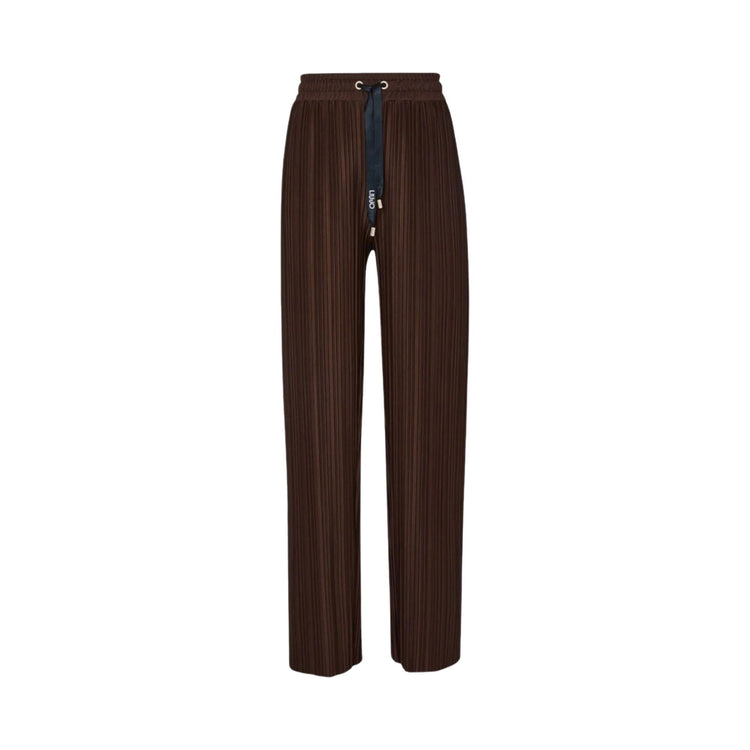 Women's trousers with pleated pattern