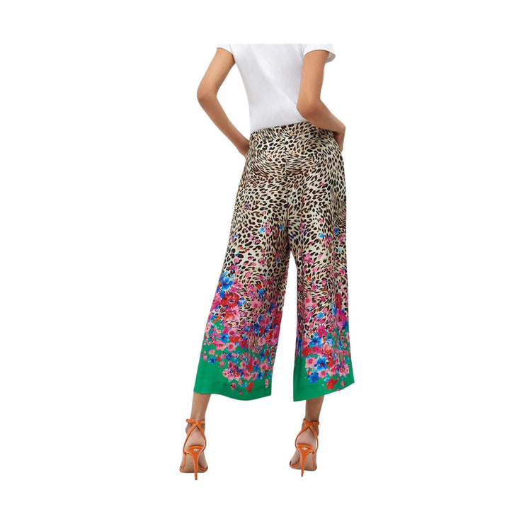 Pantalone Donna in raso a vita alta