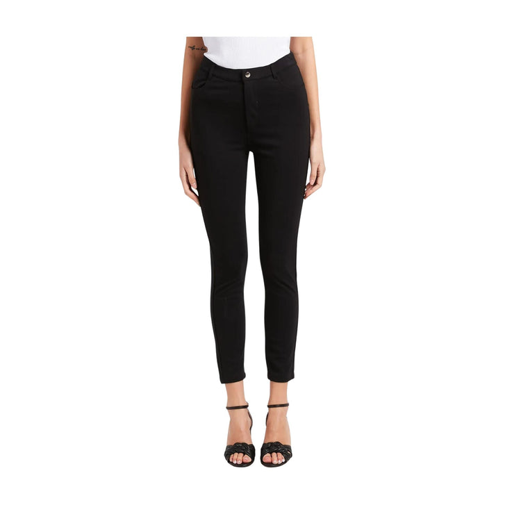 Pantalone Donna skinny a tinta unita