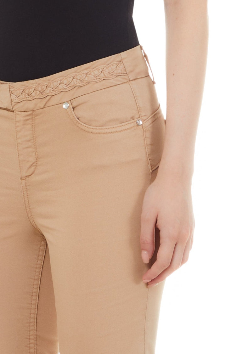 Pantaloni Donna Cinque tasche Micro flare regular fit