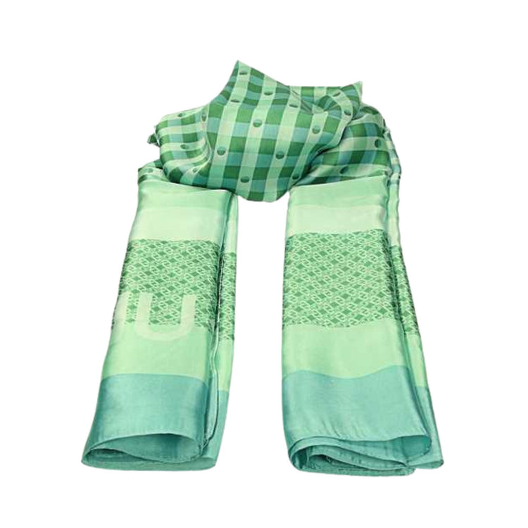 Pashmina Donna stampa geometrica con logo