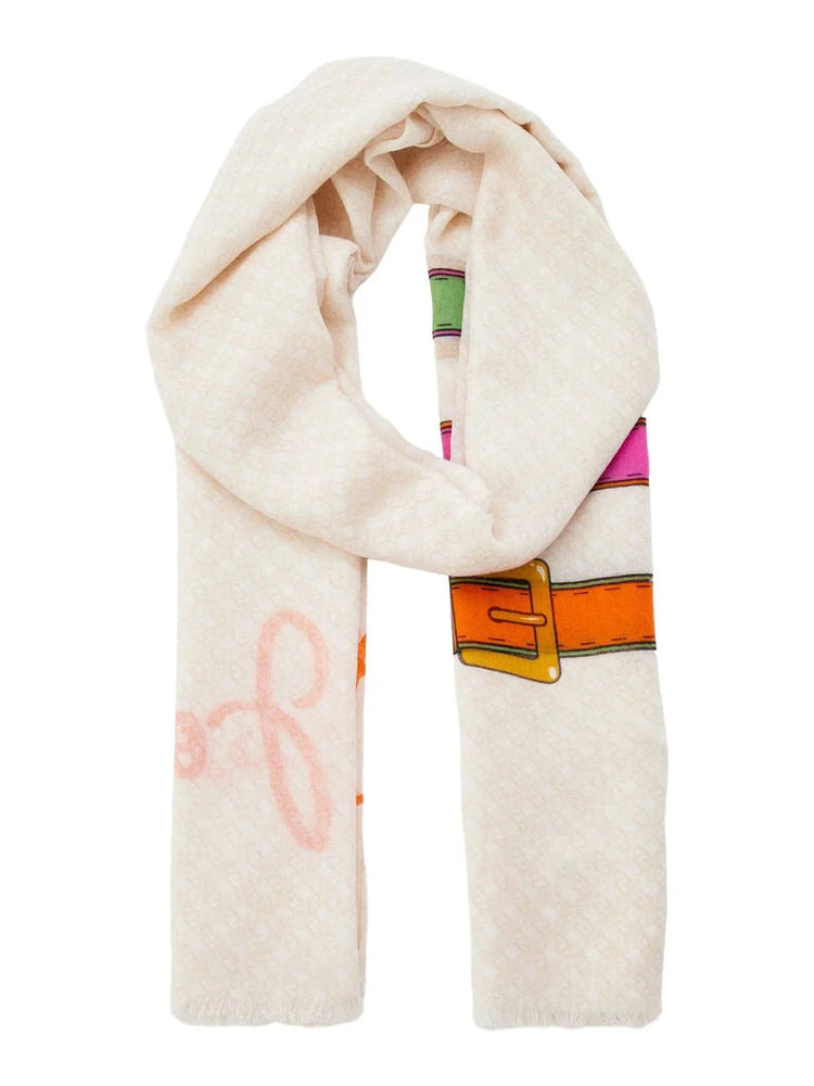 Foulard femme à motif géométrique