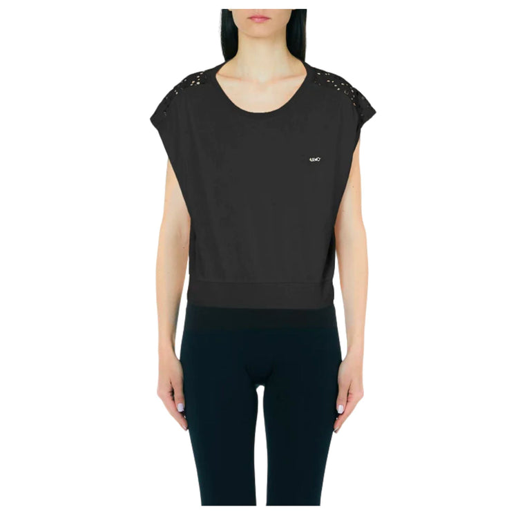 T-shirt femme détails dentelle