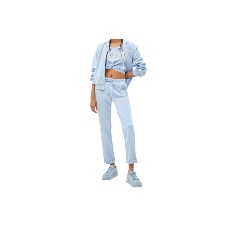 Women's T-shirt with logo and rhinestones