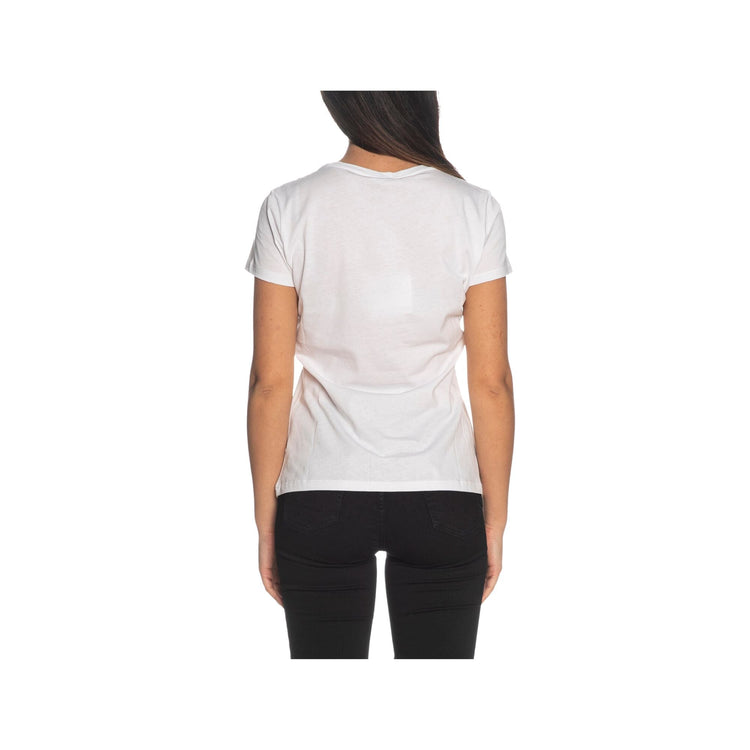 Women's cotton T-shirt with round neckline