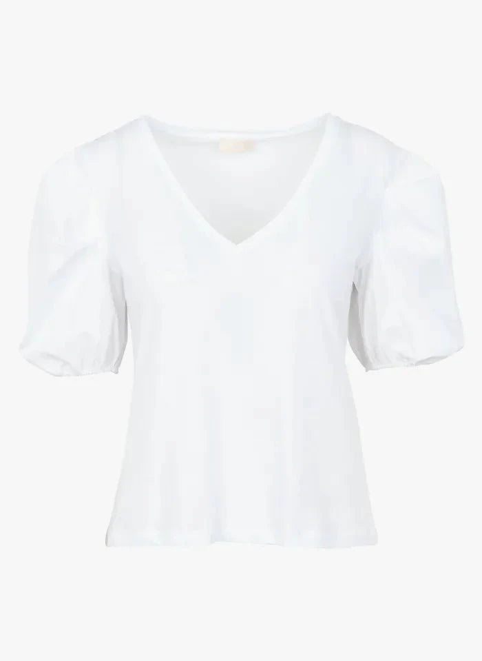 Top femme manches ballon