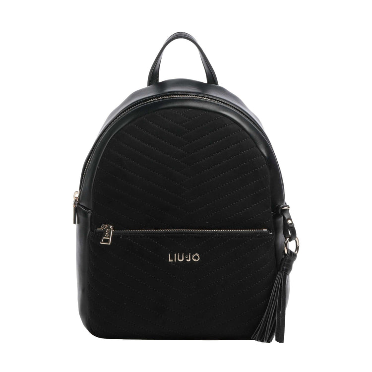 Zainetto Donna con charm nappina Nero