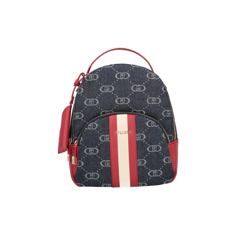 Zainetto Donna in denim con tasca frontale