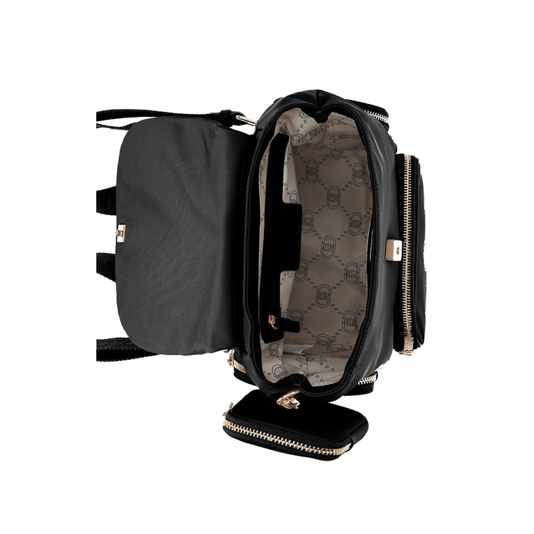 Zaino Donna con catena e tre tasche interno