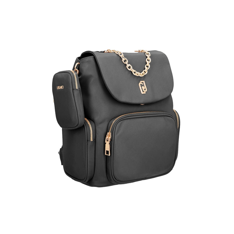 Zaino Donna con catena e tre tasche