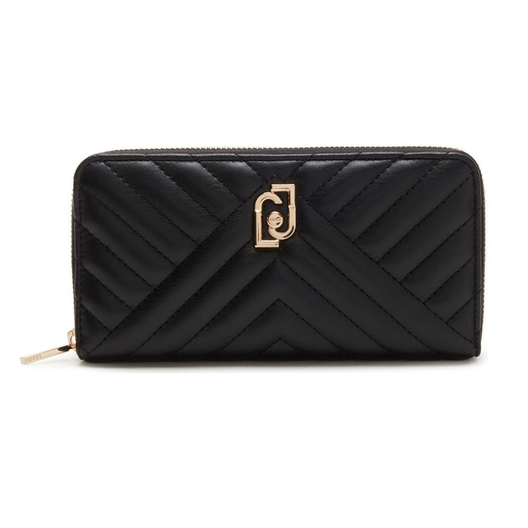 Portefeuille femme avec zip tout autour