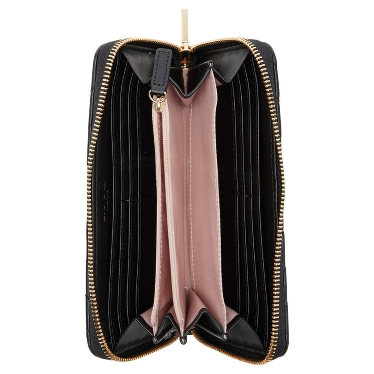 Portefeuille femme avec zip tout autour