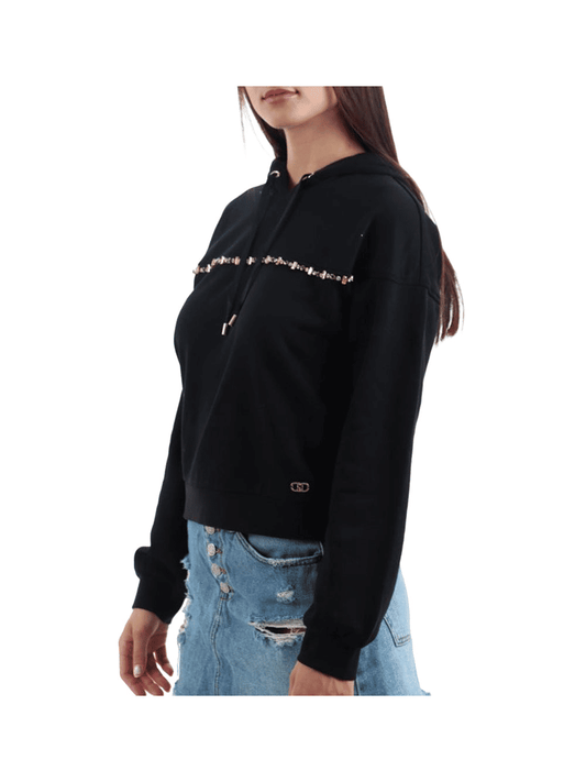 Liu Jo Felpa Donna Cotone Nero
