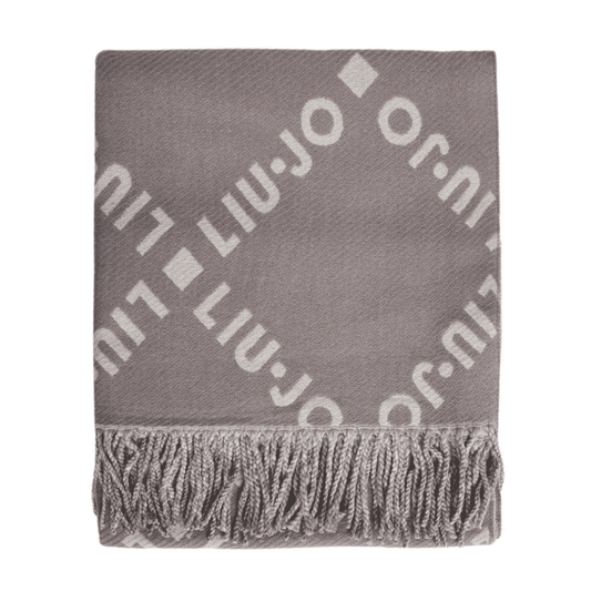 LIU JO Sciarpa Logo Maxi Rombo Viscosa Donna