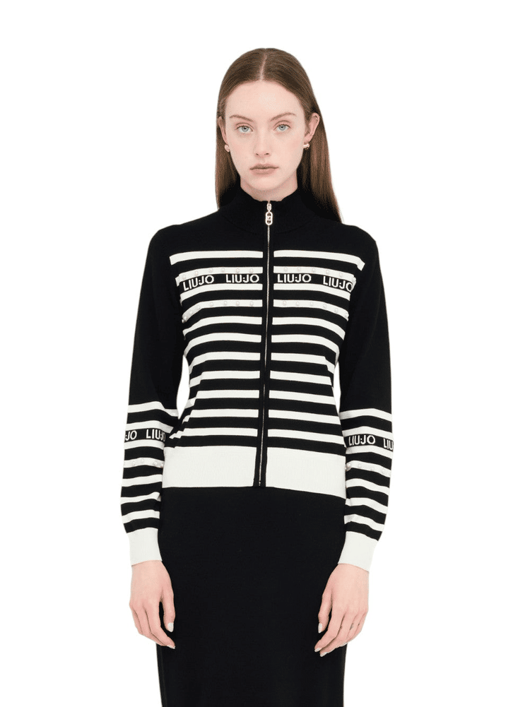 LIU JO Cardigan a Righe TF5214-MS63L Donna