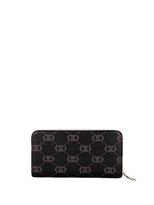 Liu Jo Portafoglio Pelle Nero Donna Elegante