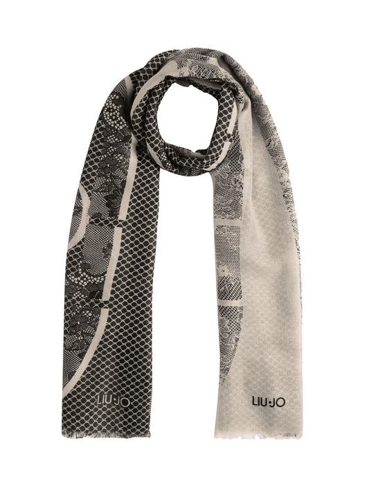 LIU JO Stola Pizzo Logo 70x180cm