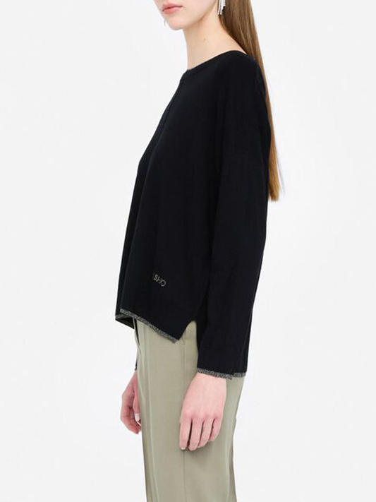 LIU JO Pullover Scollo Barca MF5228-MS49I Donna