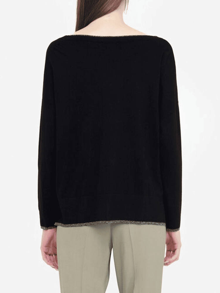 LIU JO Pullover Scollo Barca MF5228-MS49I Donna