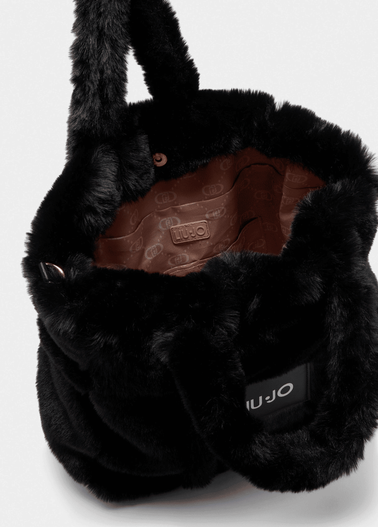 Liu Jo Shopping Bag Media Teddy Nera Donna