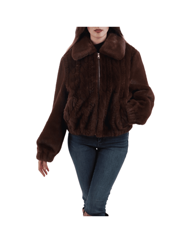 Liu Jo Bomber Teddy Trecce Invernale Donna