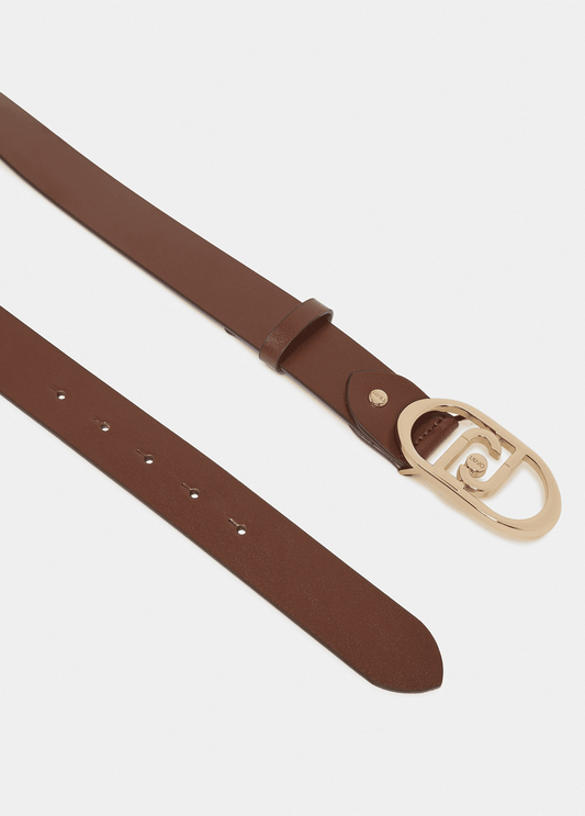 Liujo Cintura Pelle Fibbia Metallo