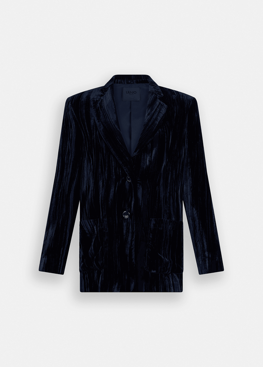 Liujo Blazer Velluto Donna Made in Italy