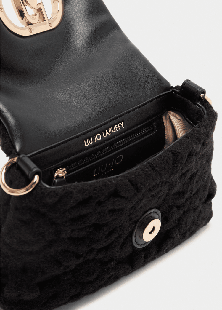 Liujo Borsa Ricamata Lana Piccola Donna