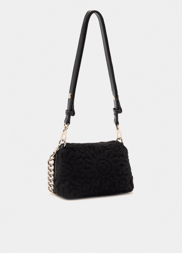 Liujo Borsa Ricamata Lana Piccola Donna