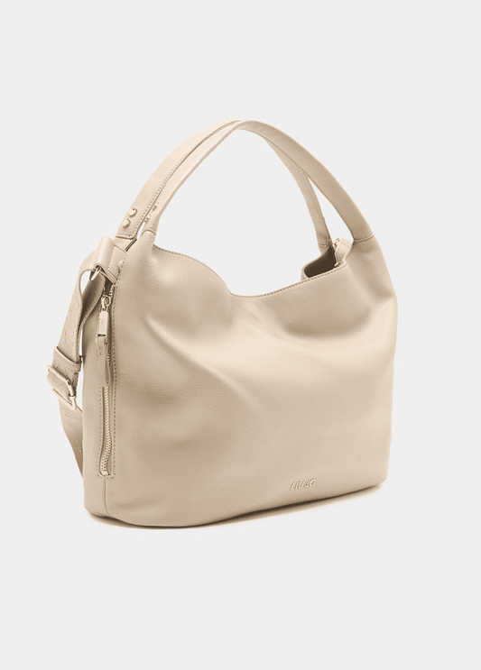 Liujo Borsa Hobo Media Effetto Bottalato Donna