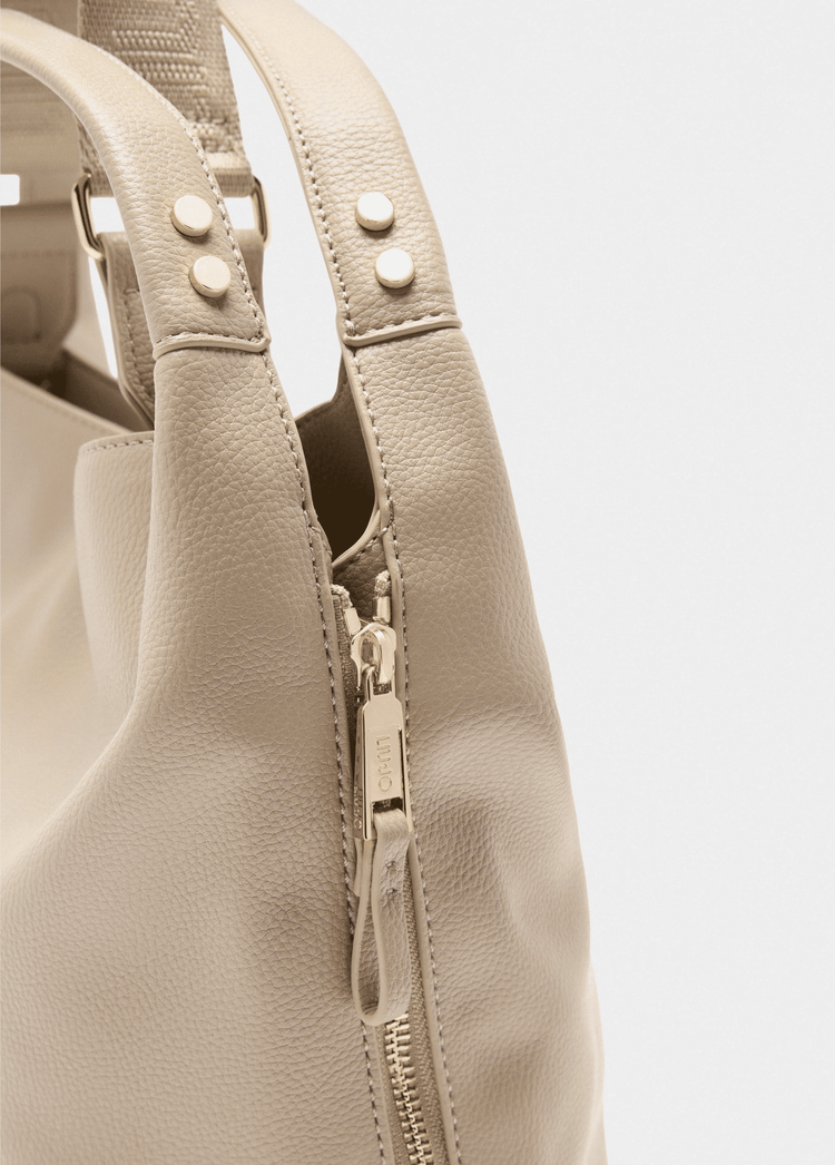 Liujo Borsa Hobo Media Effetto Bottalato Donna
