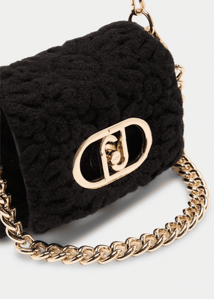 Liujo Borsa Ricamata Lana Piccola Donna