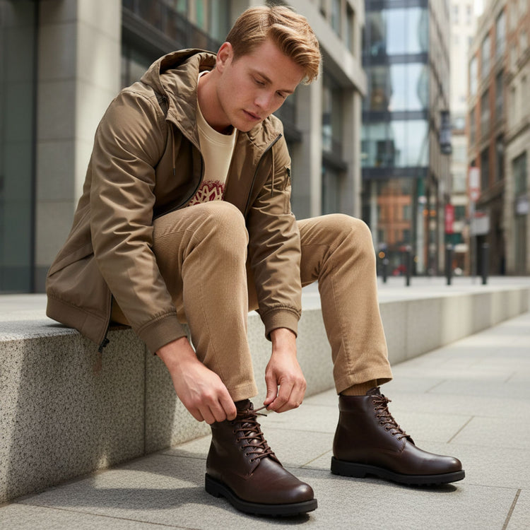 Stivali impermeabili Uomo Alden Brook Marrone scuro