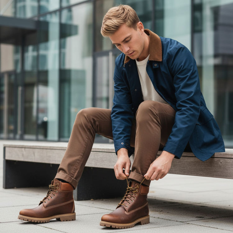 Stivali Uomo Premium 6-Inch impermeabili Marrone