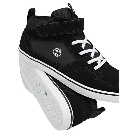 Sneakers Bambino Mid con cinturino Nero