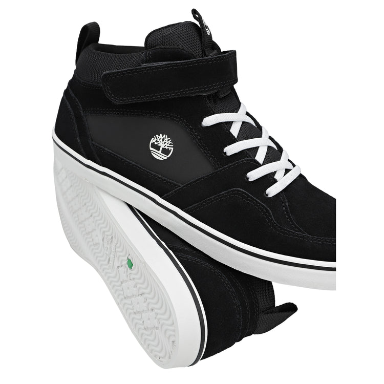 Sneakers Bambino Mid con cinturino Nero