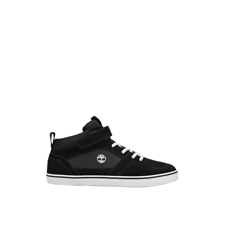 Sneakers Bambino Mid con cinturino Nero