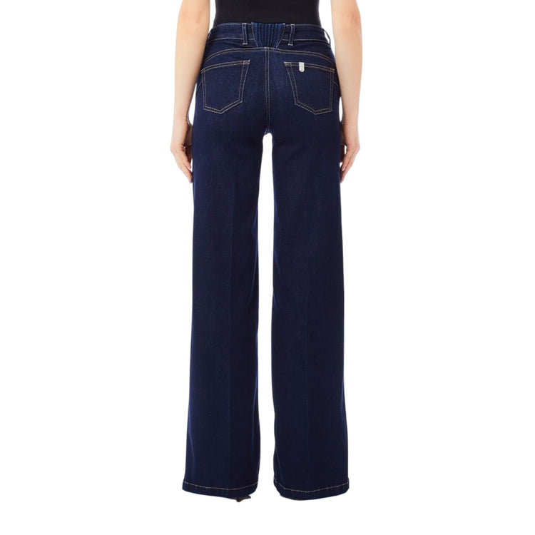 Jeans Donna con inserto elastico sul retro modella retro