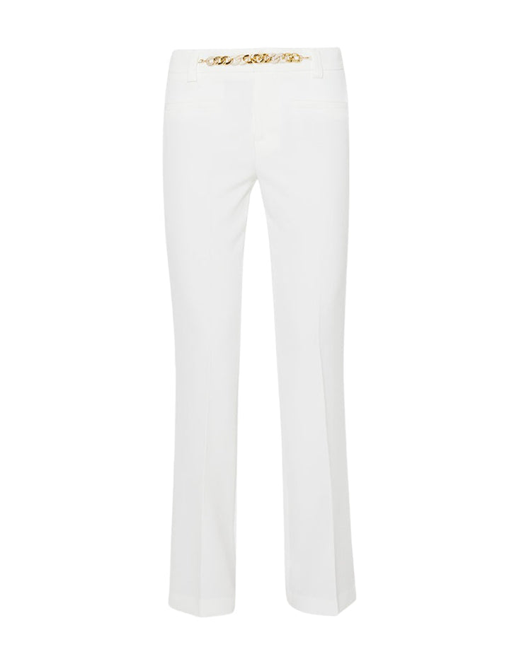 Pantaloni Stretch Donna Bianco