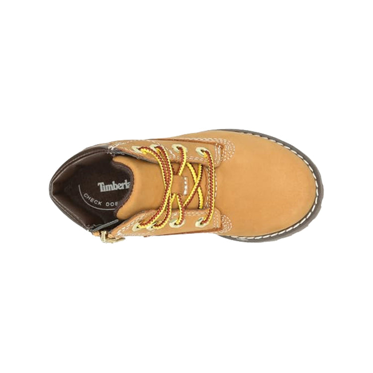 Stivaletti Junior con zip laterale e lacci frontali