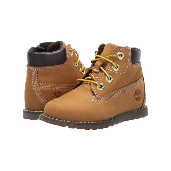 Stivaletti Junior con zip laterale e lacci frontali