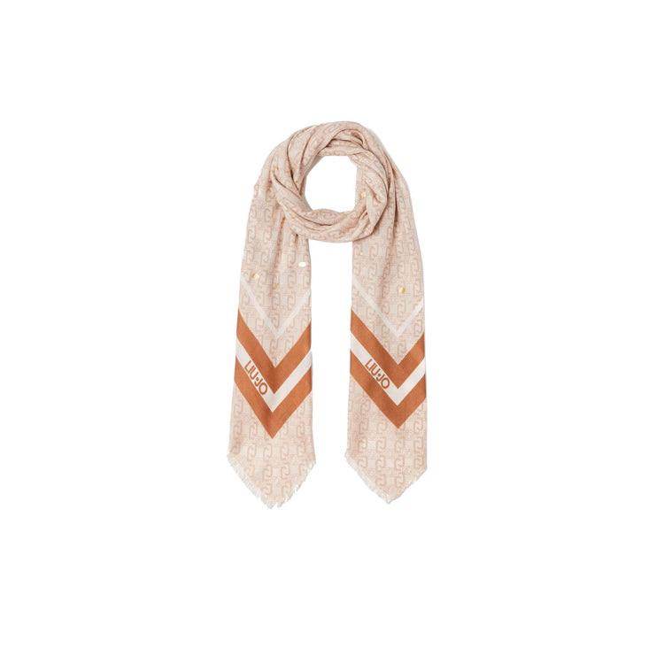 Foulard Donna con motivo logo all over