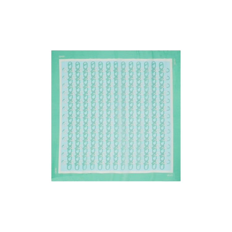Foulard Donna in tessuto con motivo logo