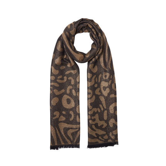 Sciarpa Donna in lurex animalier