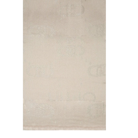 Foulard Donna in tinta unita con logo all over 